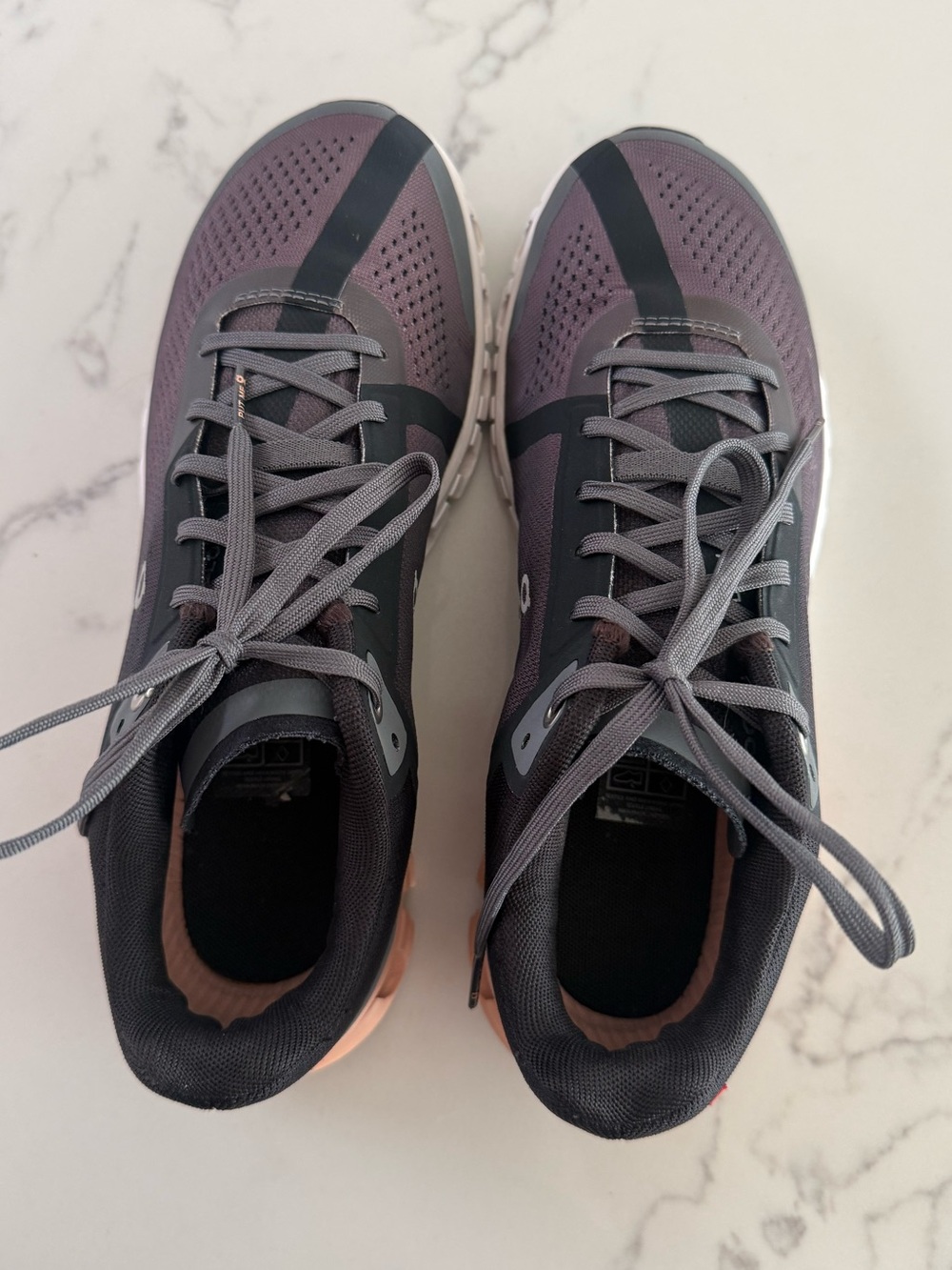 On Running Cloudflow Running Shoes - Rock / Rose - Size 8 (Wide) - Picture 5 of 8